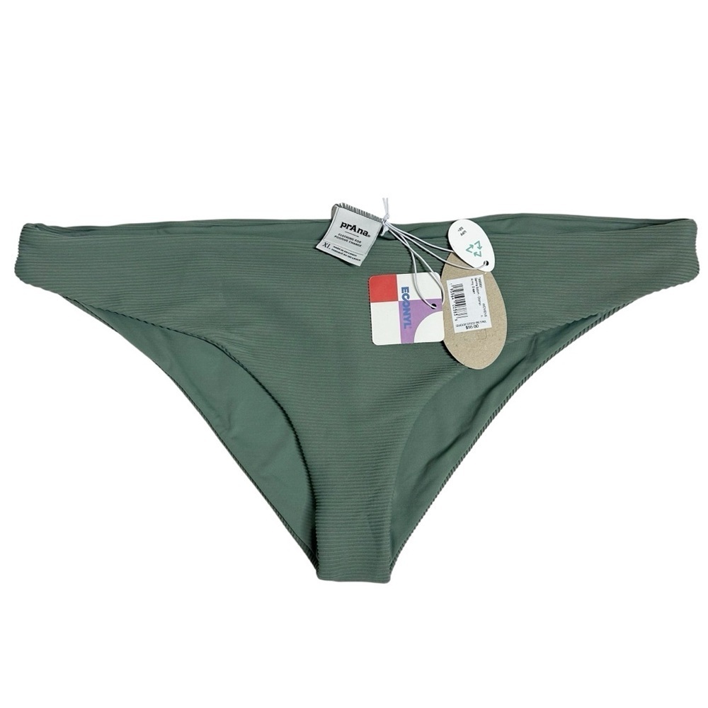 Prana Women's Olive Swim Bikini Bottom XL